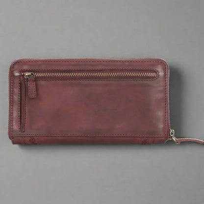 Portefeuille zippé MET pour femme