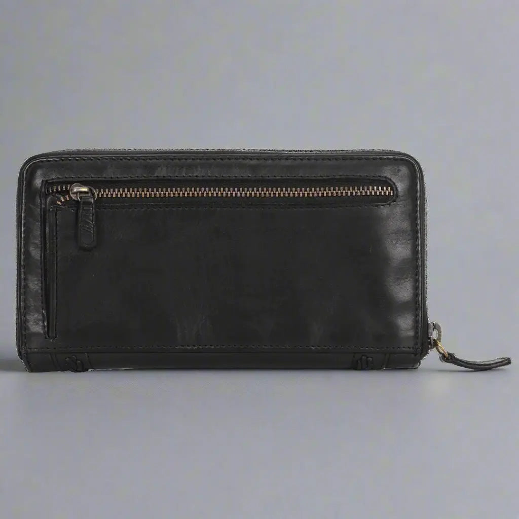 Portefeuille zippé MET pour femme