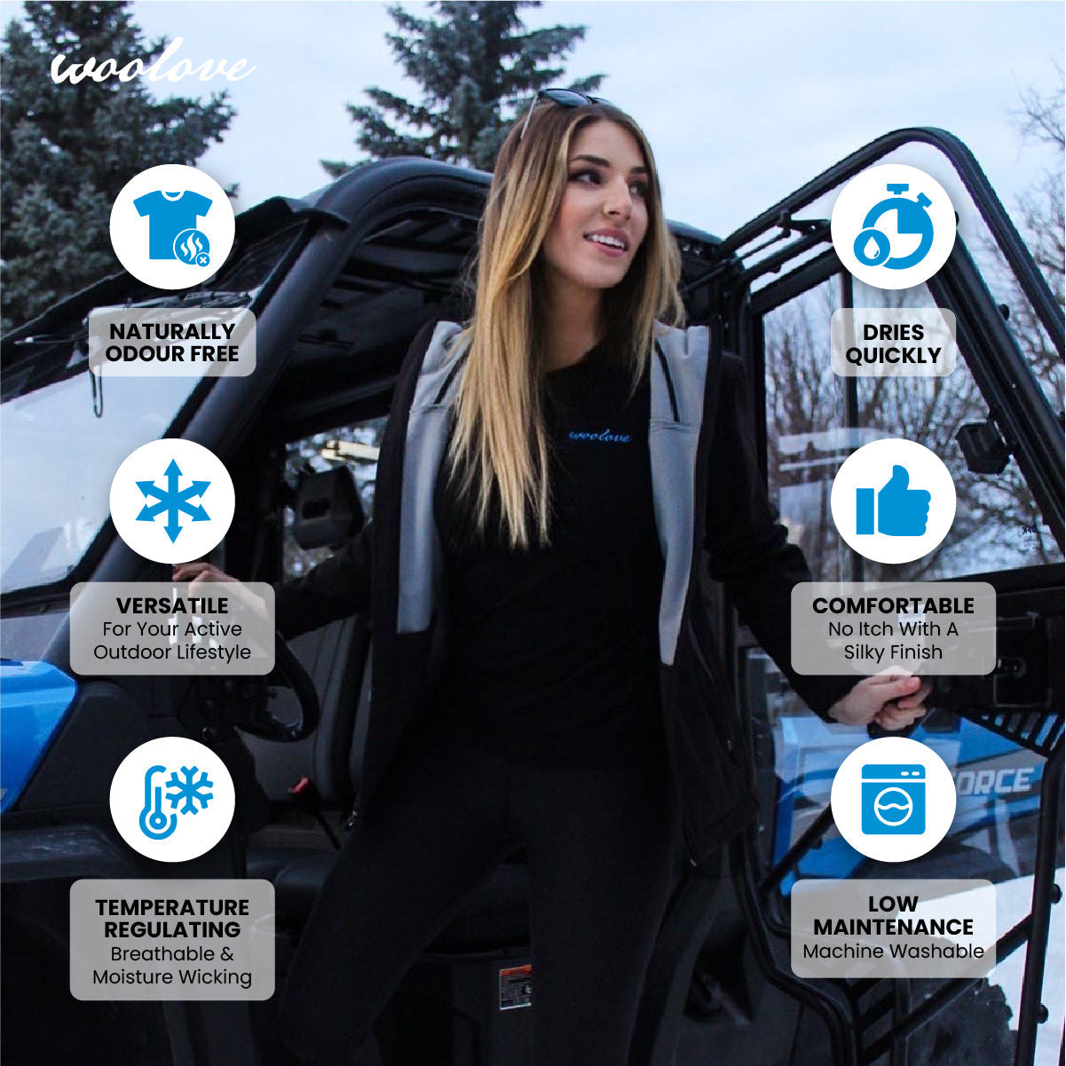 Legging en Laine Mérinos pour Femme — Grammage Moyen