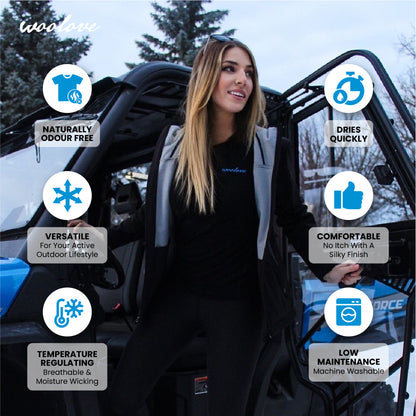 Legging en Laine Mérinos pour Femme — Épaisse