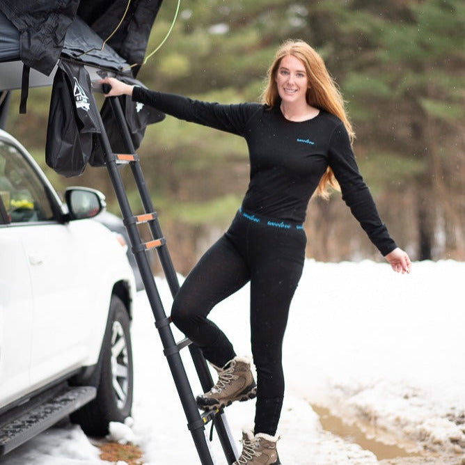 Legging en Laine Mérinos pour Femme — Épaisse