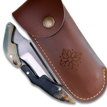 Ginza Steel - X Fold N690 Blade Folding Knife with Ram Horn handle