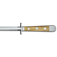 ALPHA OLIVE | Sharpening Steel 10" | Forged Steel / Olive Wood handle