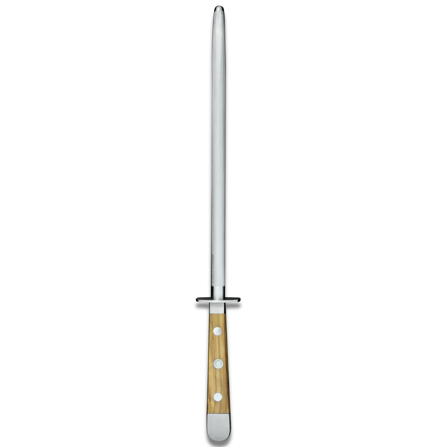 ALPHA OLIVE | Sharpening Steel 10" | Forged Steel / Olive Wood handle