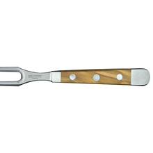 ALPHA OLIVE | Meat Fork 7"  | Forged Steel / Olive wood handle