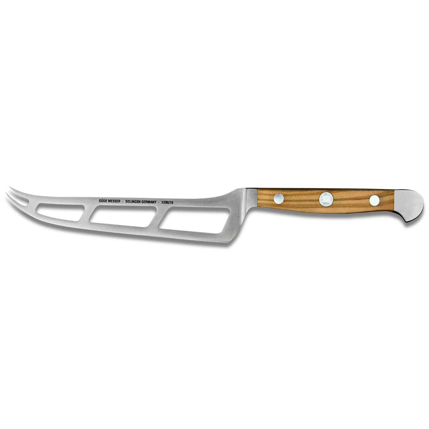 ALPHA OLIVE | Couteau à fromage 6 " | Manche en bois d'olivier