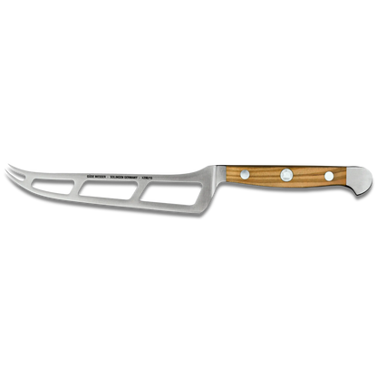 ALPHA OLIVE | Couteau à fromage 6 " | Manche en bois d'olivier