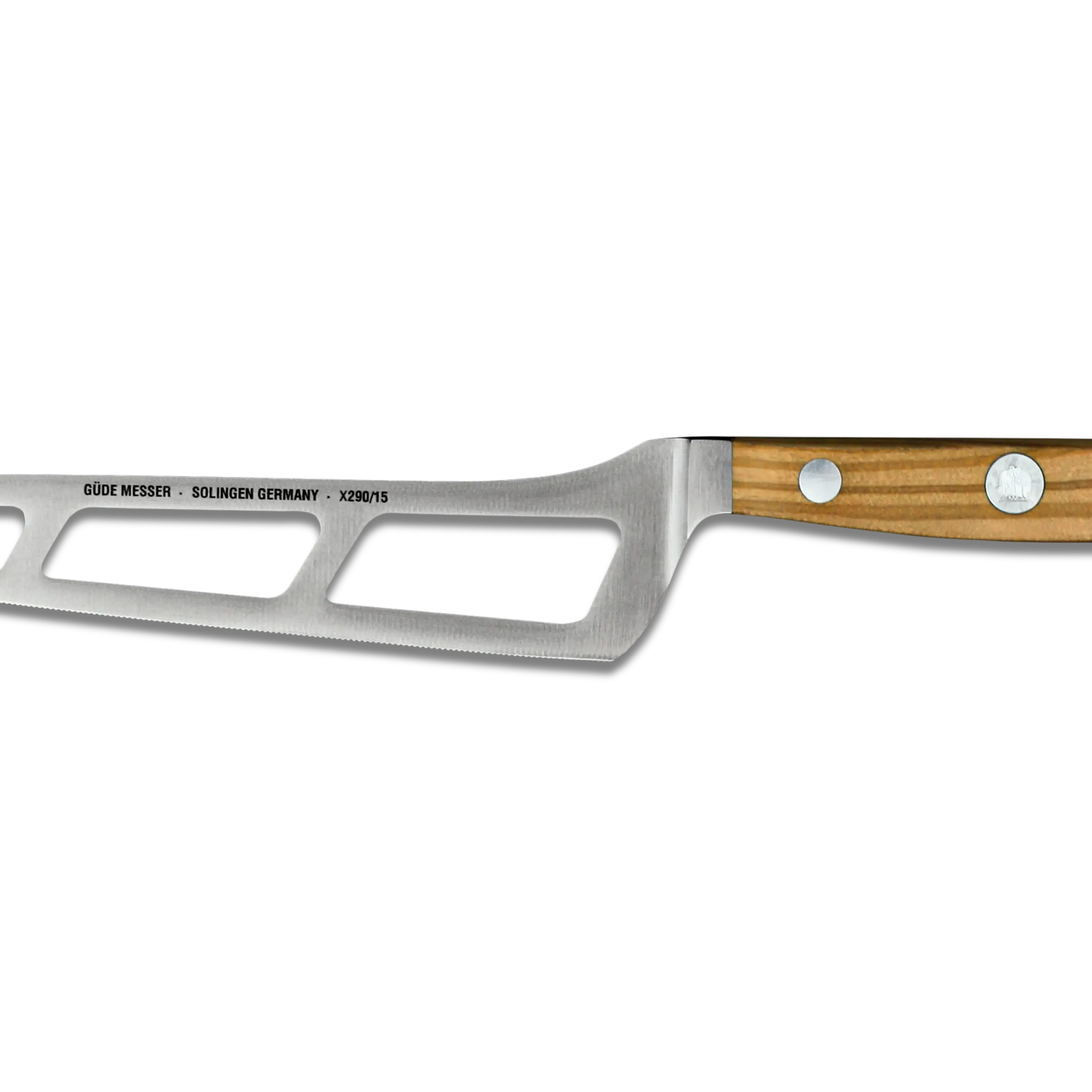 ALPHA OLIVE | Couteau à fromage 6 " | Manche en bois d'olivier