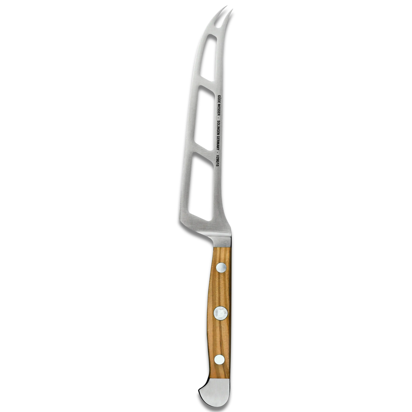 ALPHA OLIVE | Couteau à fromage 6 " | Manche en bois d'olivier