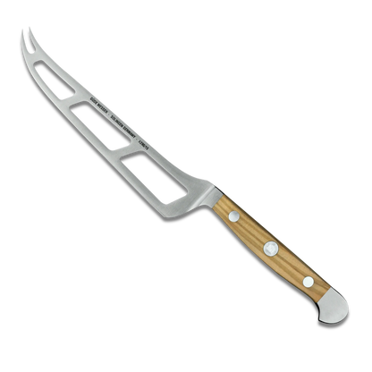 ALPHA OLIVE | Couteau à fromage 6 " | Manche en bois d'olivier