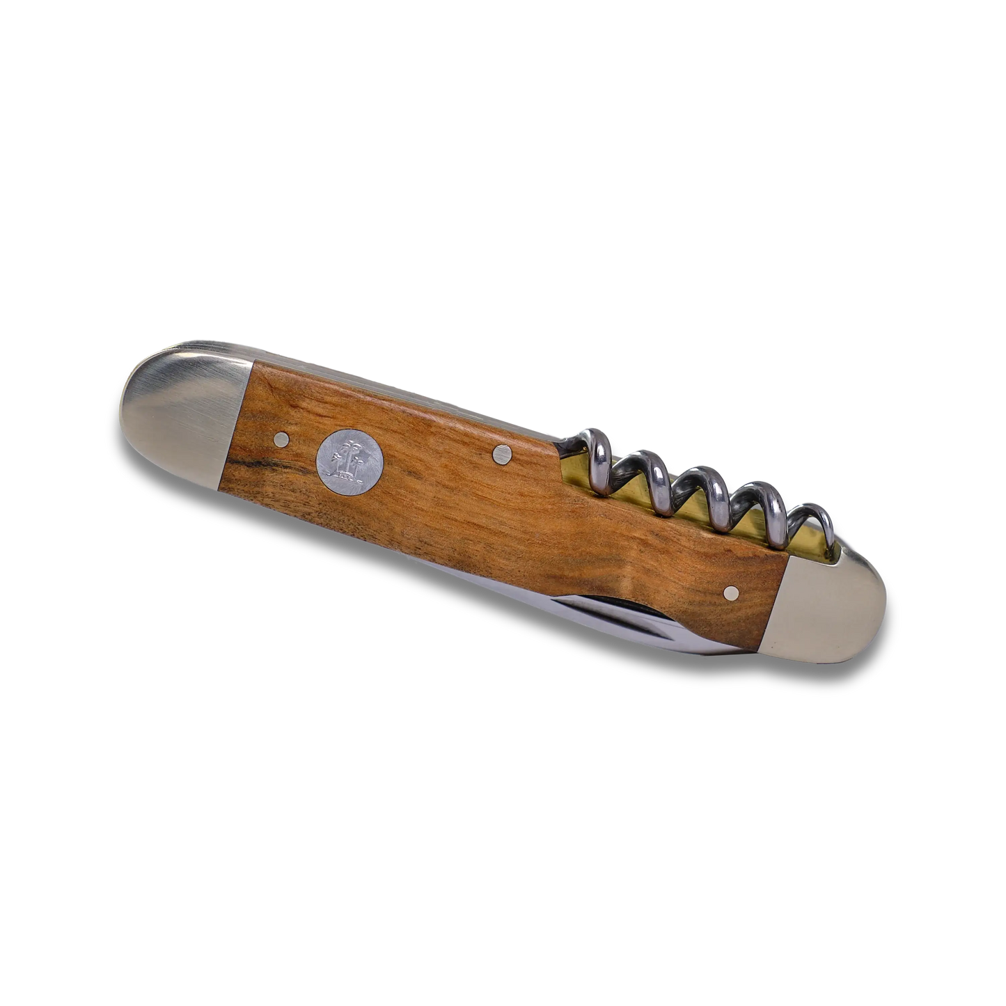 ALPHA OLIVE | Couteau de poche avec fourchette de camp
