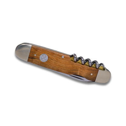 ALPHA OLIVE | Couteau de poche avec fourchette de camp