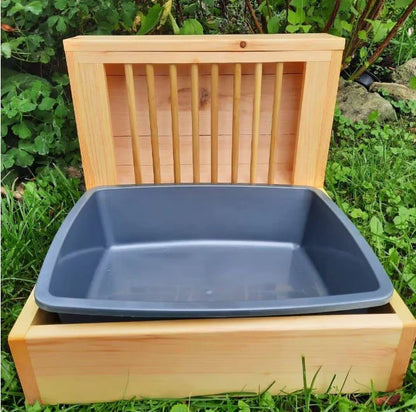 Râtelier à foin et litière pour lapin (Tige XL)