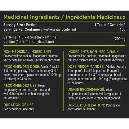 XP Labs CAFFEINE, 150 Tablets