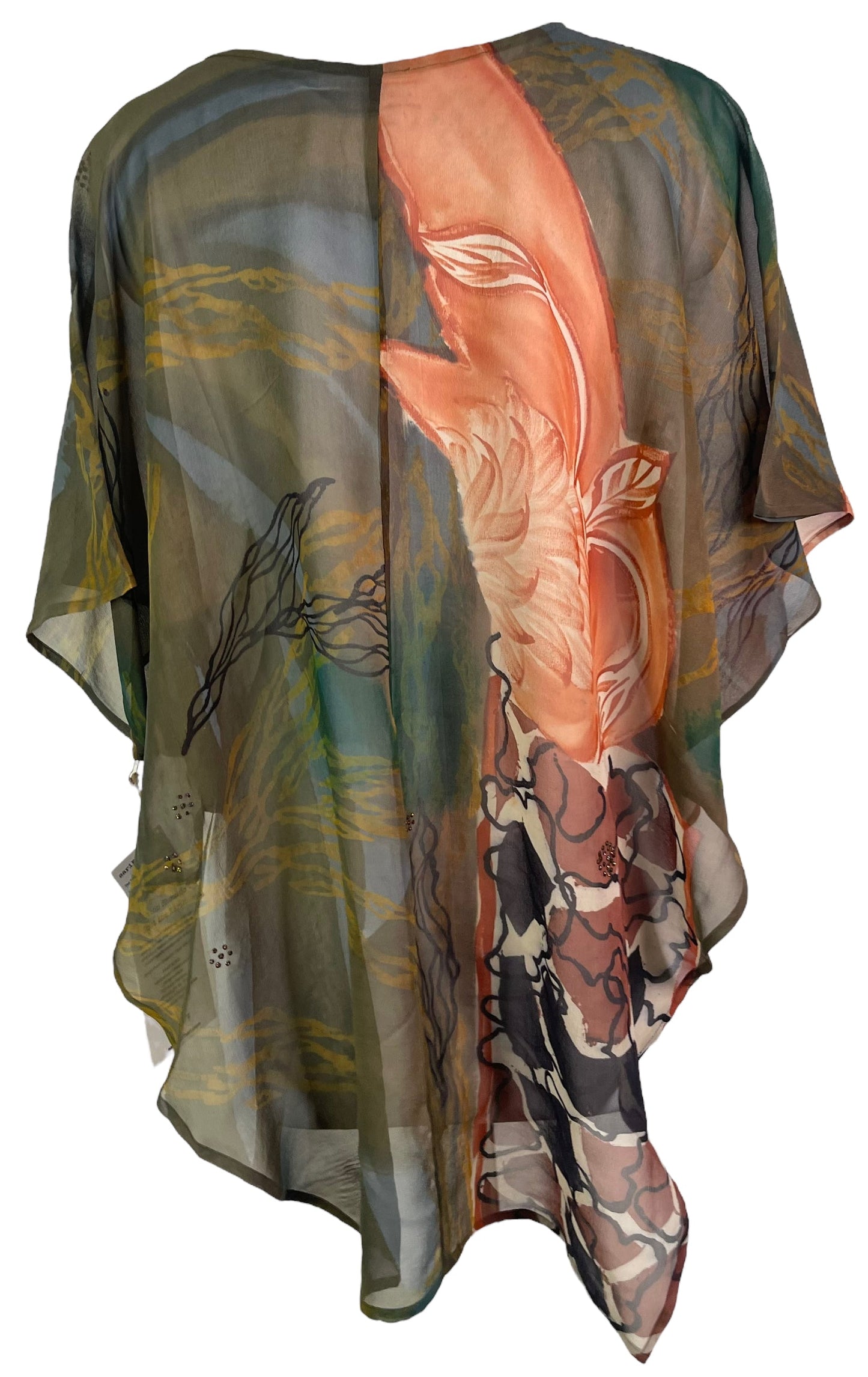 PRG6317 Haut fluide "casacade" en pure soie Sheer Avatar