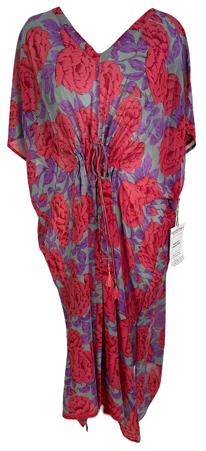 PRG5829 Caftan maxi en pure soie Sheer Avatar