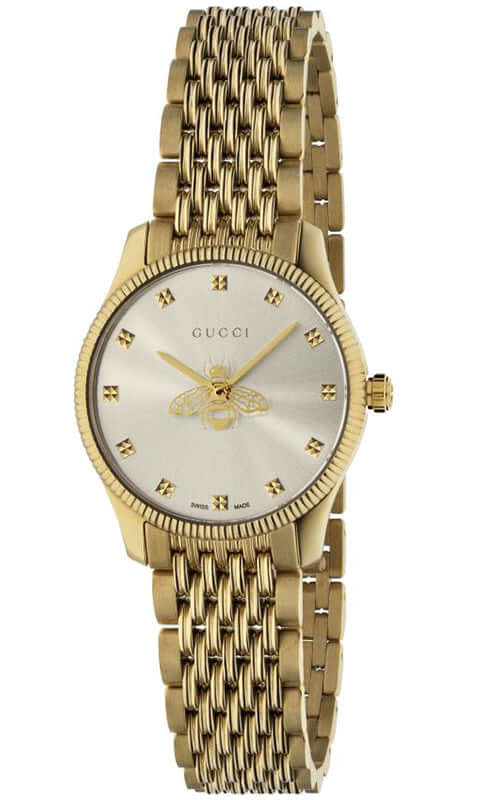 Montre GUCCI G-TIMELESS SLIM en PVD or jaune YA1265021