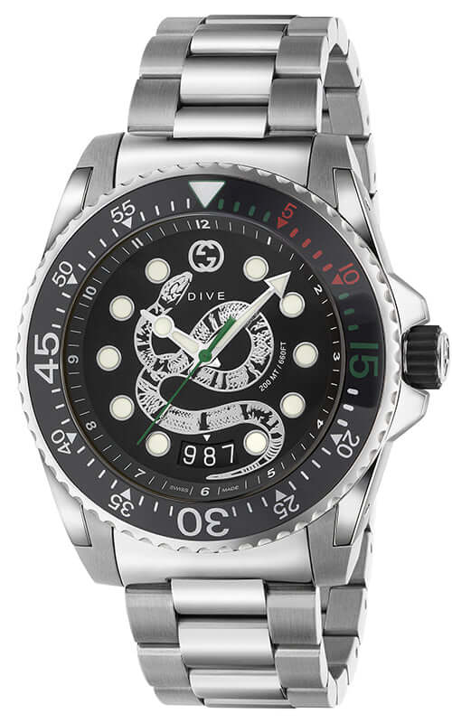 GUCCI DIVE Watch 45mm YA136218