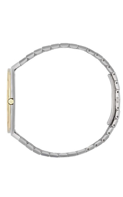 GUCCI 'GUCCI 25H' Steel and 18k Gold Plated Watch YA163403