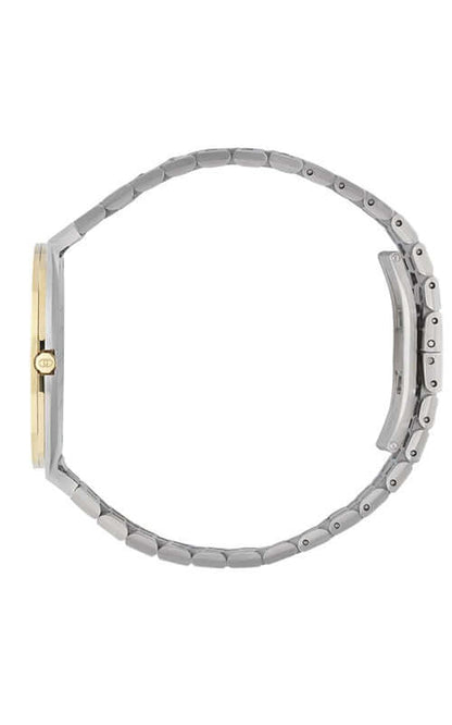 GUCCI 'GUCCI 25H' Steel and 18k Gold Watch YA163405