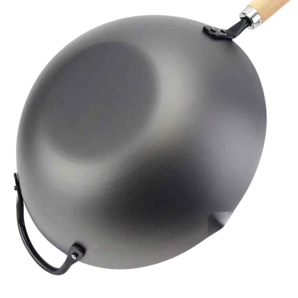 Yoshikawa Cook-Pal Ren 30cm Nitrided Carbon Steel Beijing Wok