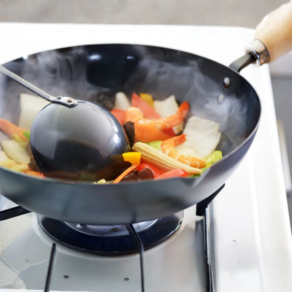 Yoshikawa Cook-Pal Ren 30cm Nitrided Carbon Steel Beijing Wok