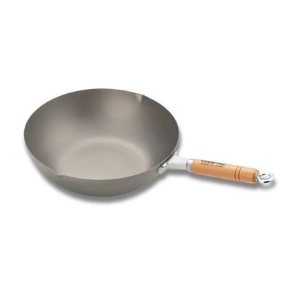Yoshikawa Cook-Pal Titanium Wok 30cm | Japanese Titanium Cookware