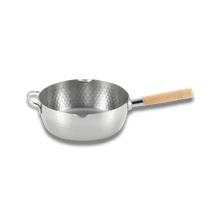 Yoshikawa Yukihira 24cm Pot Stainless Steel | 3.6L with Wooden Handle