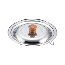 Yoshikawa Yukihira Lid 14-16cm – Made in Japan – Stainless Steel