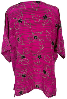 PRC6934 Avatar Pure Silk Long Tunic with Side Ties