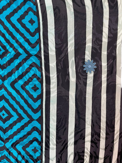 PRC6392 Caftan long Avatar en pure soie