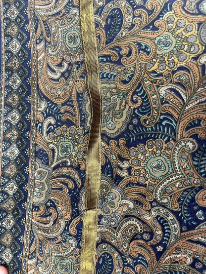 PRC6833 Duster long en pure soie à manches kimono avec ceinture Avatar