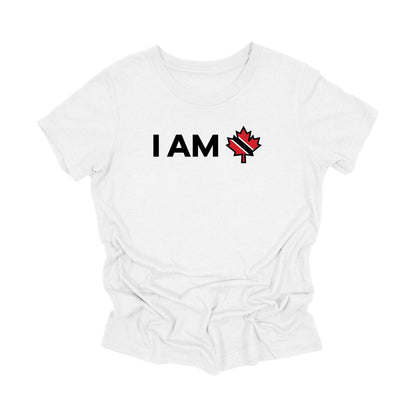 Je suis le Canada - Feuille d'érable canadienne avec le drapeau de Trinité-et-Tobago, T-shirt JEUNESSE, T-shirt cadeau canadien, Cadeau Trinité-et-Tobago, T-shirt drapeau national - Inspired X