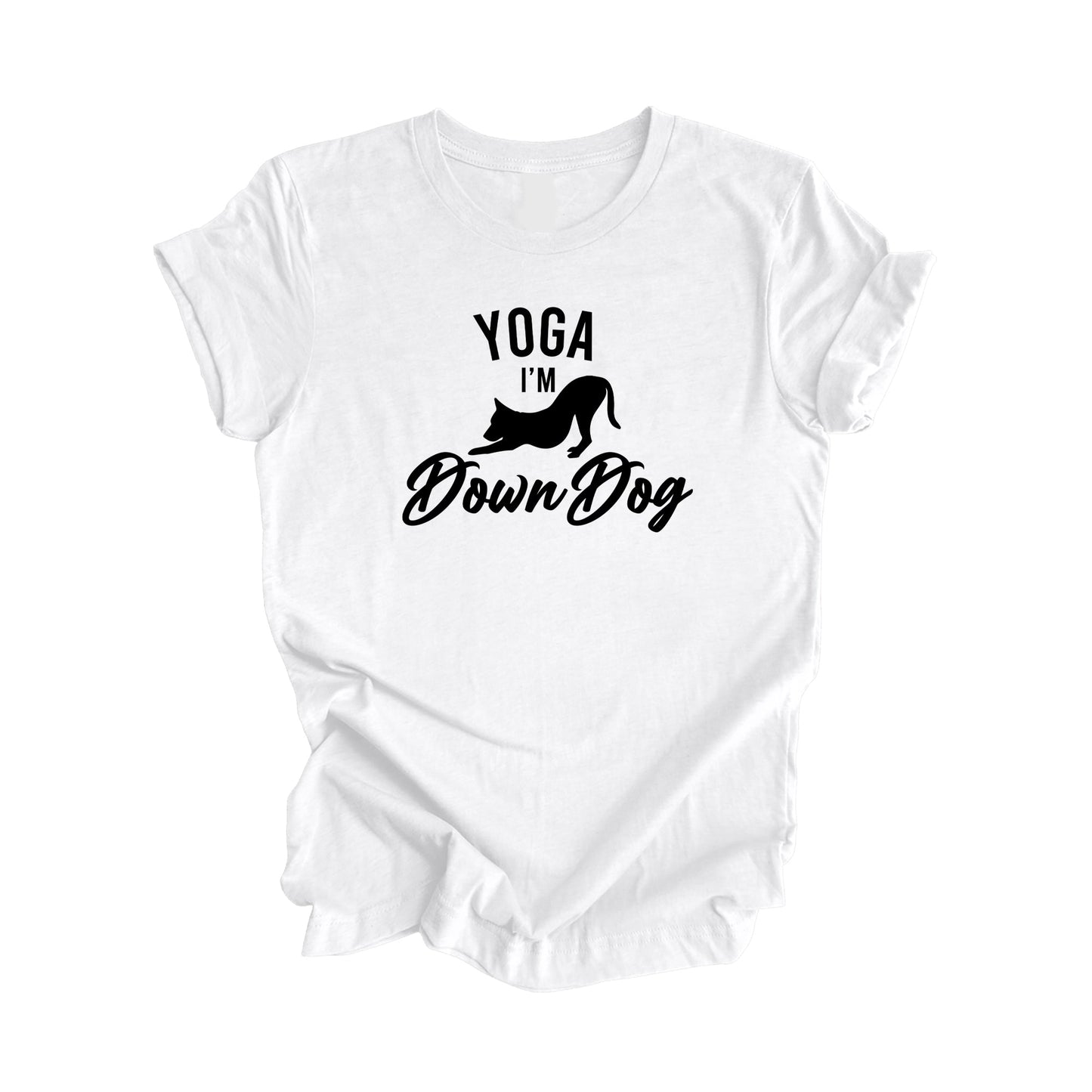 Yoga Je Suis Chien Tête en Bas - Cadeau Yoga, T-shirt Méditation, T-shirt Yoga, Cadeau Amoureux du Yoga, T-shirt Prof de Yoga, T-shirt Bien-être, T-shirt Soin de Soi - Inspired X