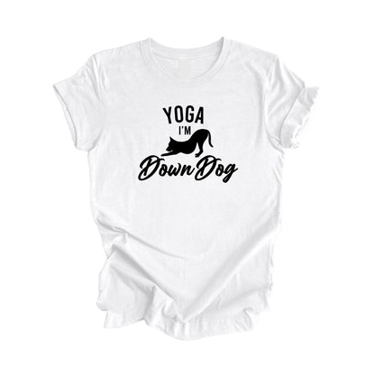 Yoga Je Suis Chien Tête en Bas - Cadeau Yoga, T-shirt Méditation, T-shirt Yoga, Cadeau Amoureux du Yoga, T-shirt Prof de Yoga, T-shirt Bien-être, T-shirt Soin de Soi - Inspired X