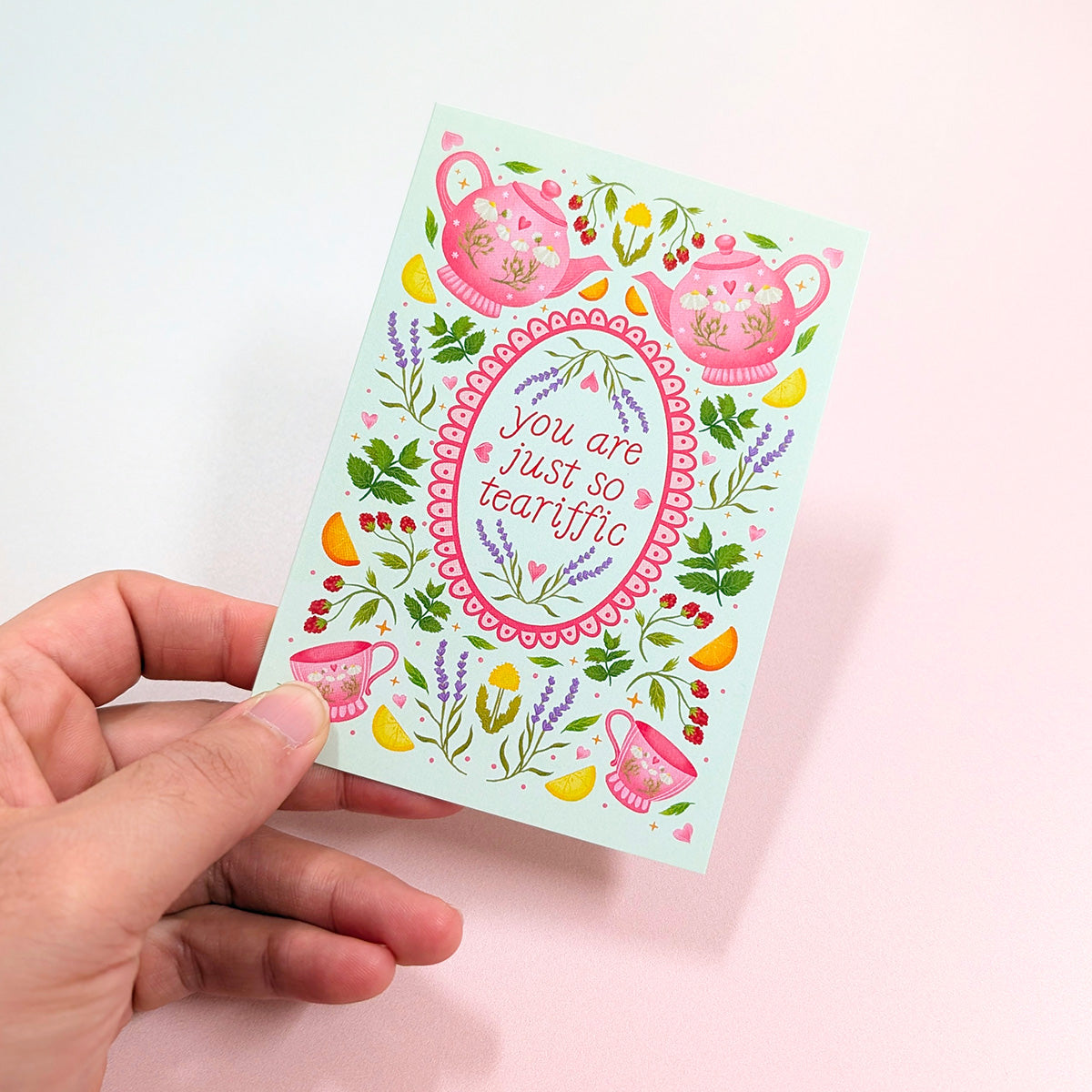Tu es vraiment Teatastique | Mini Carte de Vœux