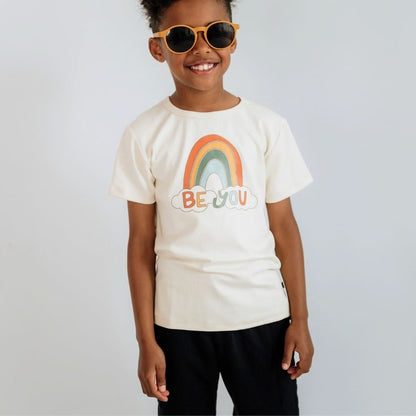Baby/Kids Graphic Bamboo T-Shirt | "I Love Me" | Rose