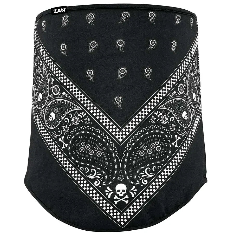 ZANheadgear Cache-cou Paisley Noir Motley