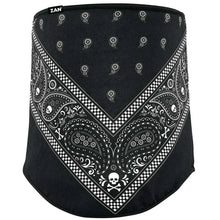 ZANheadgear Cache-cou Paisley Noir Motley