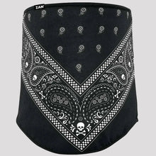 ZANheadgear Black Paisley Motley Tube