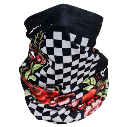 ZANheadgear Cache-cou/tube Floral à Carreaux
