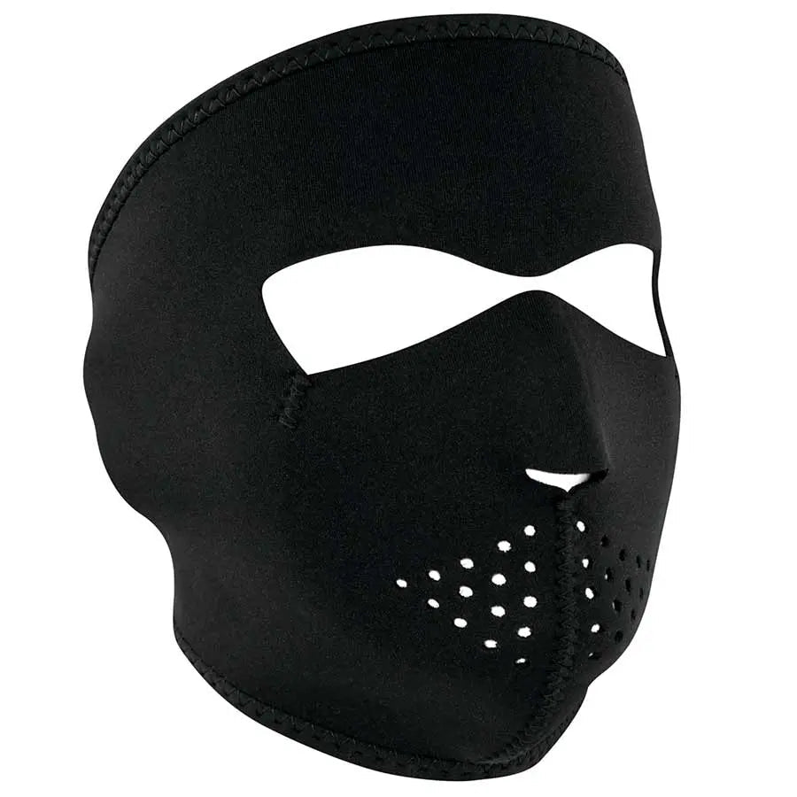 ZANheadgear Masque intégral en néoprène noir
