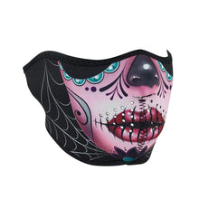 Masque demi-visage en néoprène ZANheadgear Sugar Skull