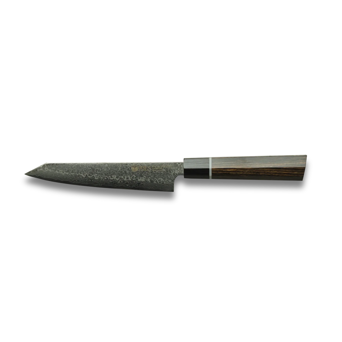 ZUIUN Japon | Couteau Petty Fait Main en Acier Damassé 150 mm