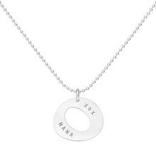 Zing Pendant On Diamond Cut Ball Chain