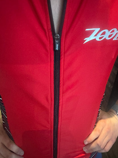 Débardeur Performance Tri Zoot Sports Homme, Fermeture Éclair Intégrale, Taille Large