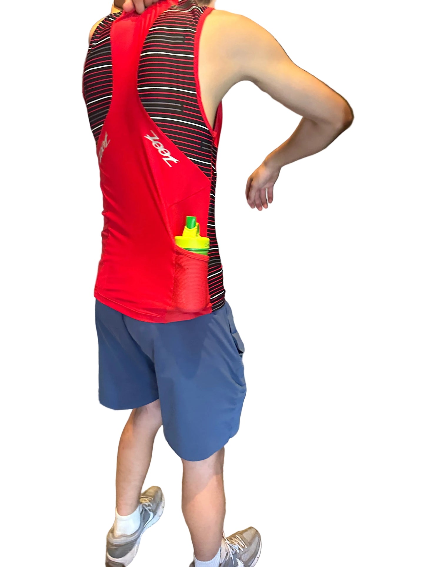 Débardeur Performance Tri Zoot Sports Homme, Fermeture Éclair Intégrale, Taille Large