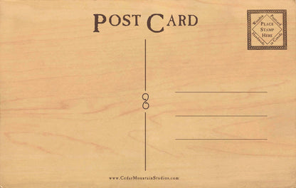 Wood Postcard - A Merry Little Christmas
