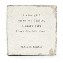 Art Block - Little Gem - A Wise Girl (Marilyn Monroe)
