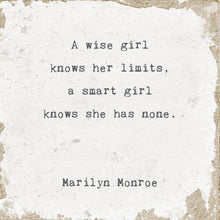 Marble Coasters - Lost & Found - A Wise Girl (Marilyn Monroe)